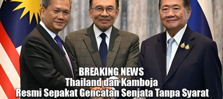 Thailand dan Kamboja Resmi Sepakat Gencatan Senjata